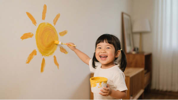 兒童房改造｜百適涂用安全色彩守護萌娃的天馬行空